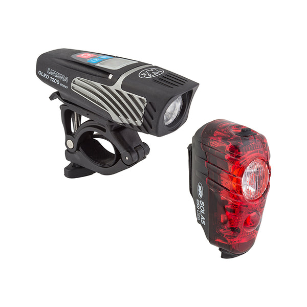 Niterider Lumina OLED 1200 Boost Headlight and Solas 250 Taillight Com -  6KU Bikes