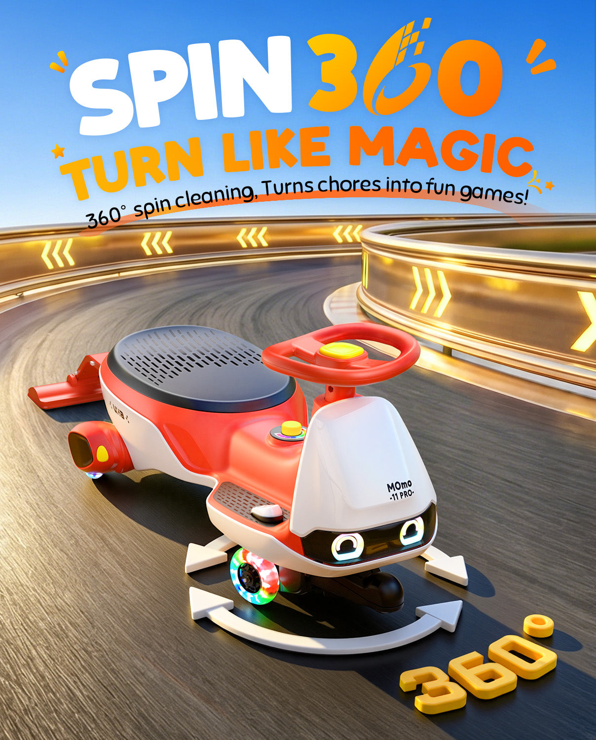 6KU Momo 11 Pro Electric Wiggle Car