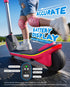 Close-up view of pink kid electric scooter foot deck, digital battery display panel with type-c port, sensor indicator, know battery level at a glance, kids e-scooter control panel