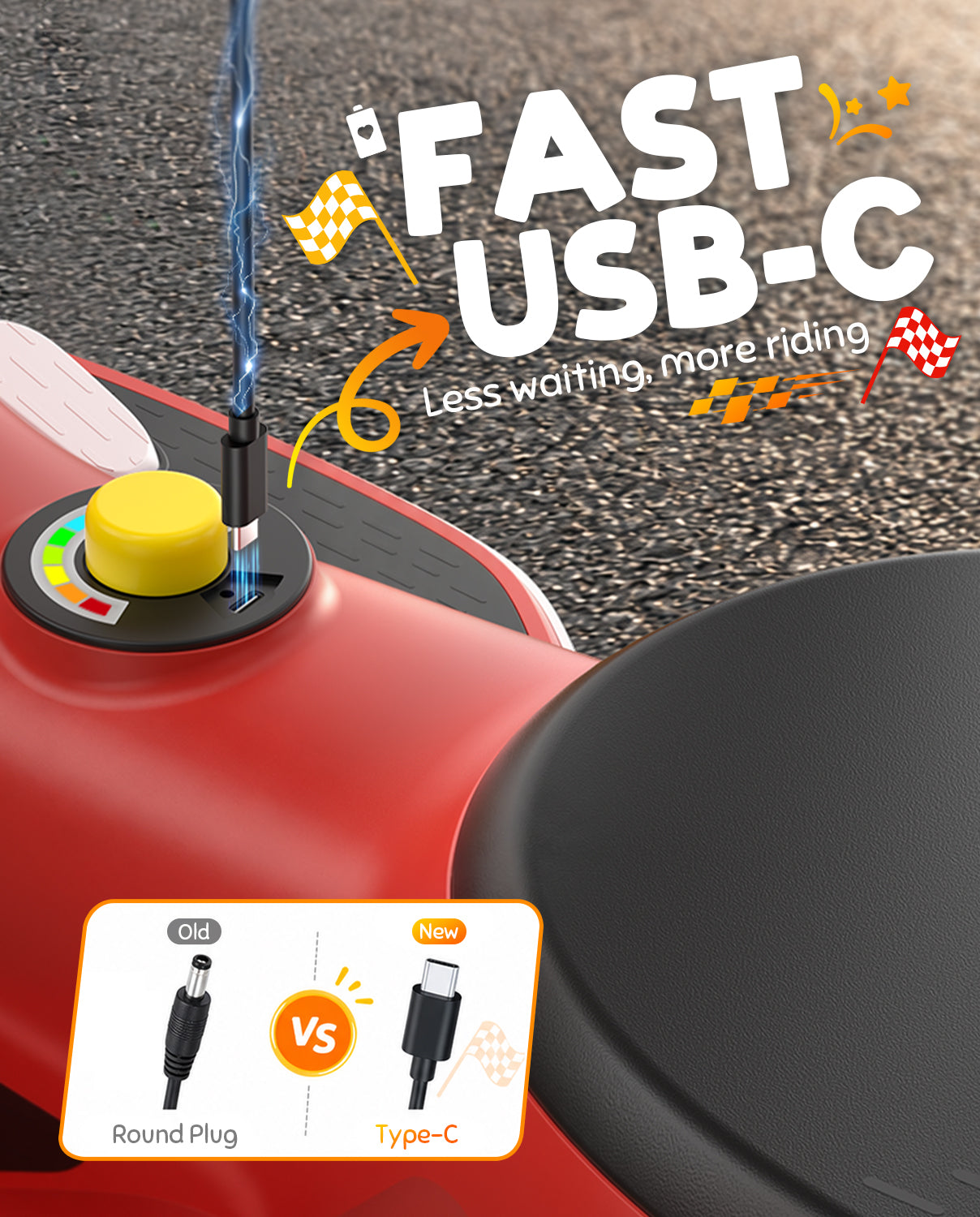 6KU Momo 11 Pro Electric Wiggle Car