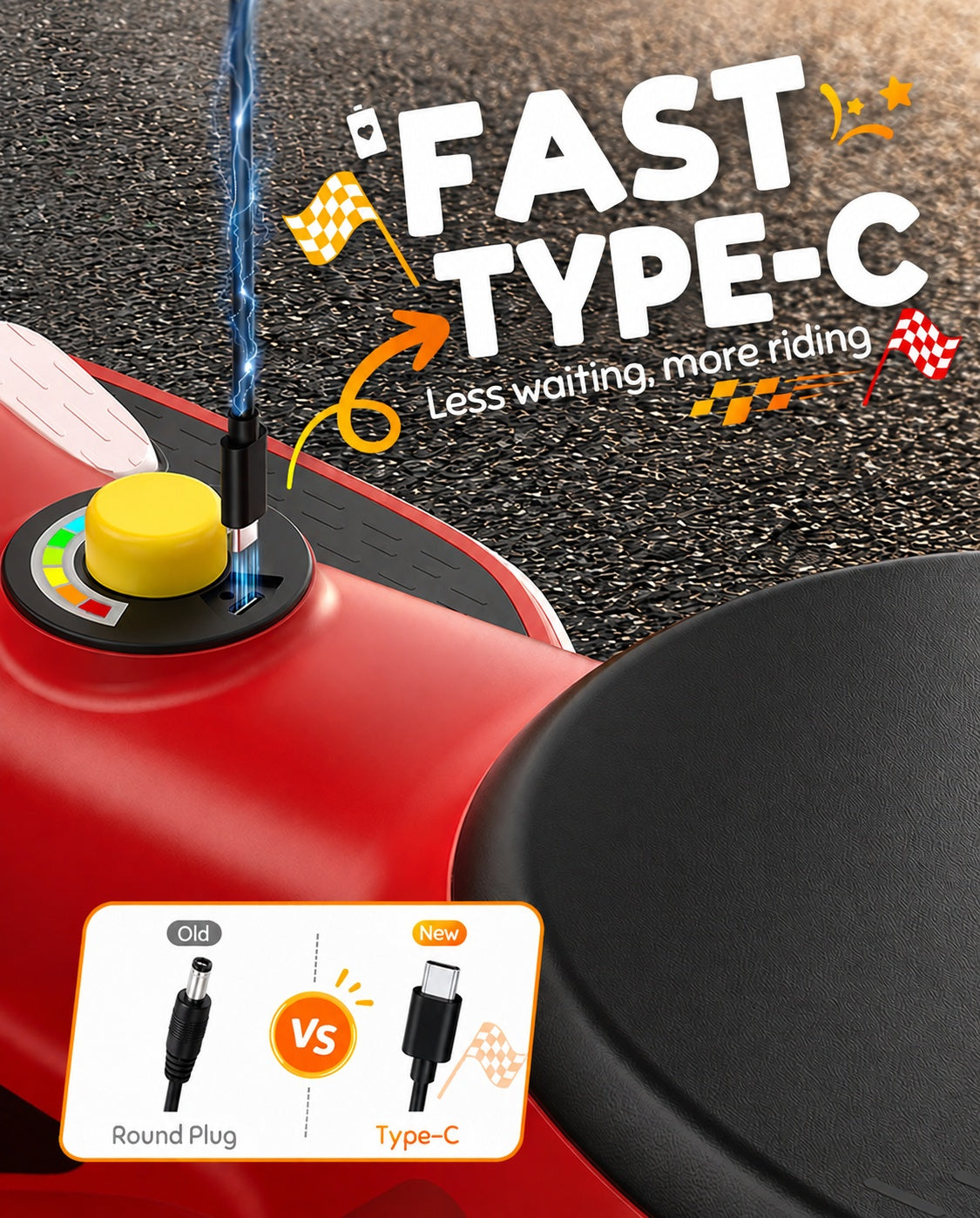 6KU Momo 11 Pro Electric Wiggle Car